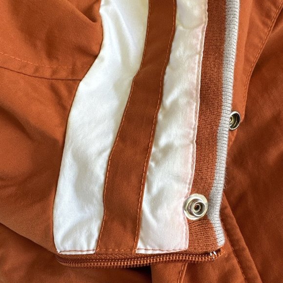 VINTAGE Reebok Track Suit Women’s XS‎ Burnt Orange Texas Lined 2 Piece Y2K Logo - Picture 9 of 16